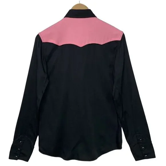 Double RL RRL Ralph Lauren Western Pearl Snap Womens XL New With Defects $228 - Picture 9 of 11